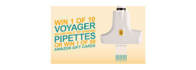 Win an Integra Voyager Adjustable Tip Spacing Pipette